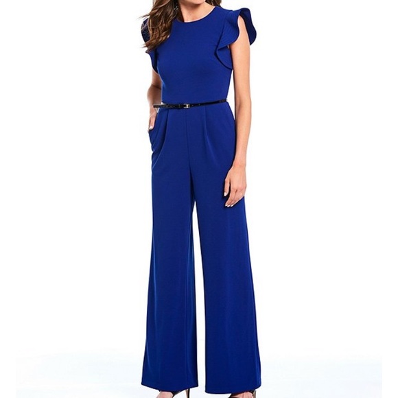calvin klein wide leg jumpsuit